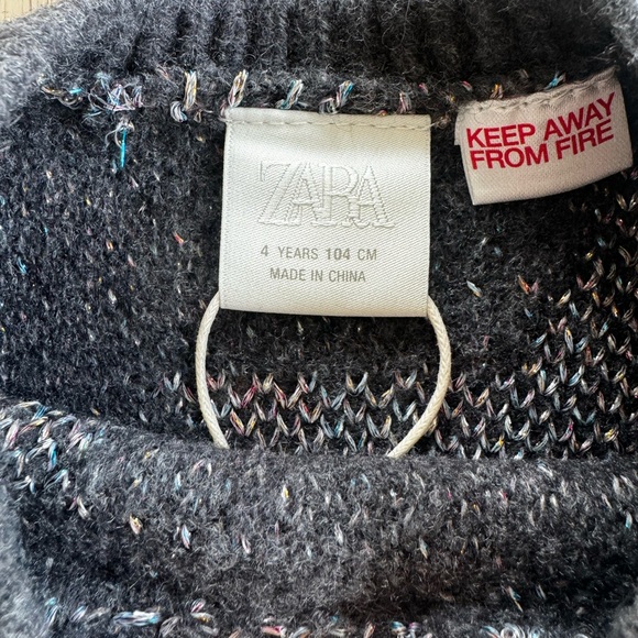Zara toddler girl 4T Star Sweater - Picture 3 of 3